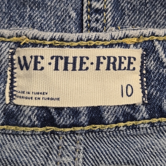 Free People We The Free Medium Wash Come As You Are Maxi Denim Jean Skirt 10 - Picture 10 of 11